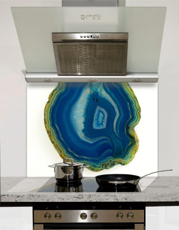 Agate Blue Kitchen Splashback