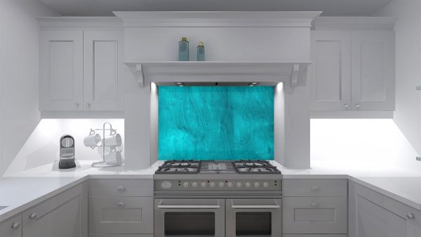 Blue Mineral Kitchen Splashback