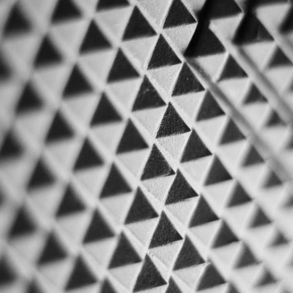 Blurred Triangles Kitchen Splashback
